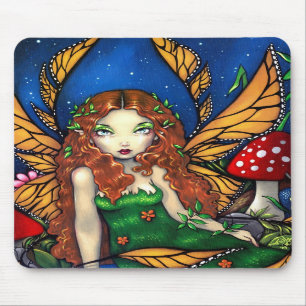 Alfombrilla De Ratón "Reina de hadas pelirroja" Mousepad