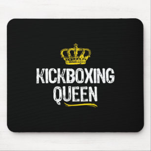 Alfombrilla De Ratón Reina de Kickboxing Mujeres Chicas Kickbox Diverti