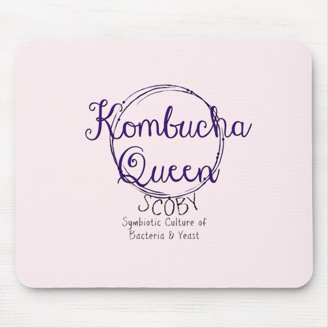 Alfombrilla De Ratón Reina de Kombucha (Frente)