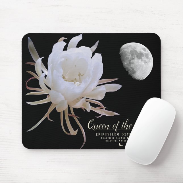 Alfombrilla De Ratón Reina de la noche マ ウ ス パ ド (Con ratón)