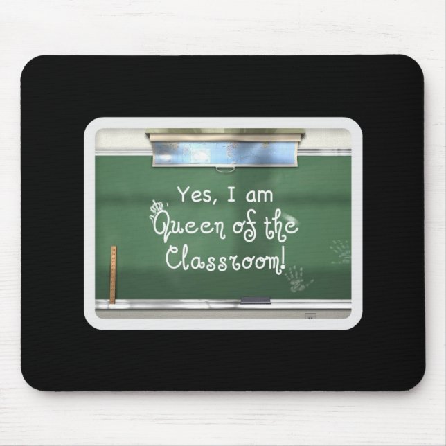 Alfombrilla De Ratón Reina de la sala de clase Mousepad (Frente)