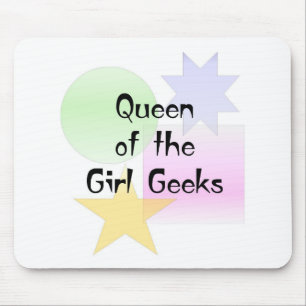 Alfombrilla De Ratón Reina de los frikis del chica