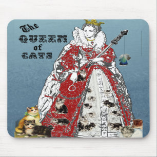 Alfombrilla De Ratón Reina de los gatos Mousepad
