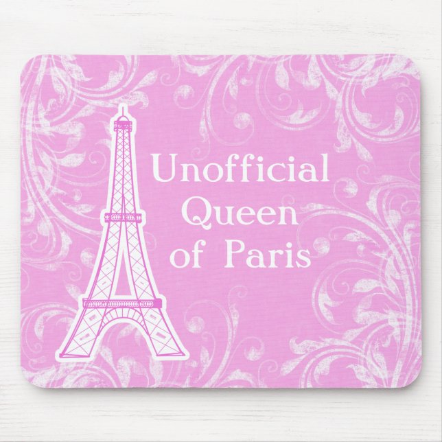 Alfombrilla De Ratón Reina de París Mousepads (Frente)