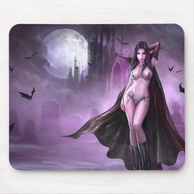 Alfombrilla De Ratón Reina del vampiro de Azmodeus, cojín de ratón (Frente)