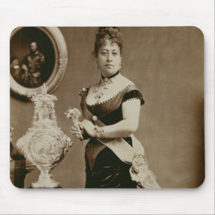 Alfombrilla De Ratón Reina Emma (1836-85) (fotografía de la sepia)