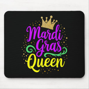 Alfombrilla De Ratón Reina Mardi Gras Para Chicas Y Mujeres