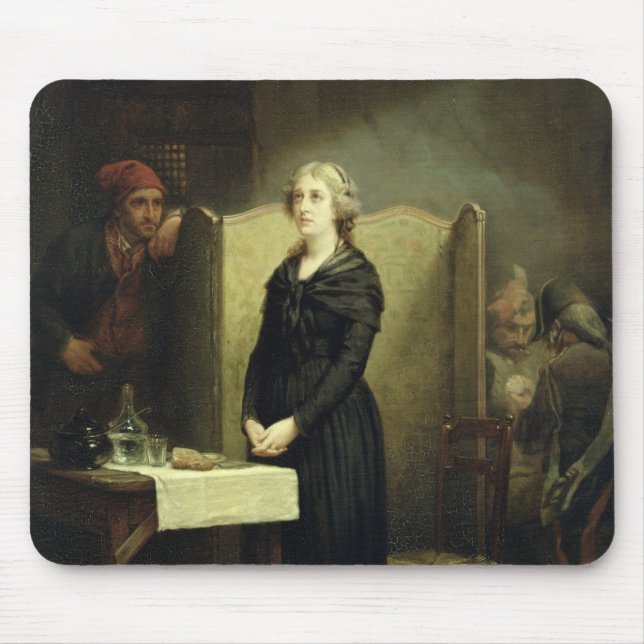 Alfombrilla De Ratón Reina Marie Antonieta en el Conciergerie (Frente)