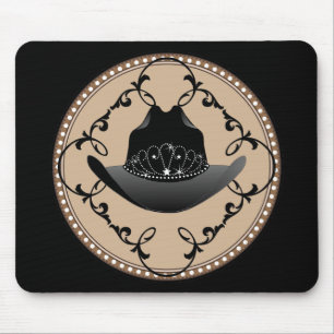 Alfombrilla De Ratón Reina Mousepad occidental del rodeo