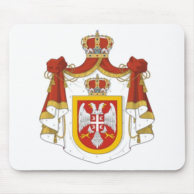 Alfombrilla De Ratón Reino de Serbia (Frente)