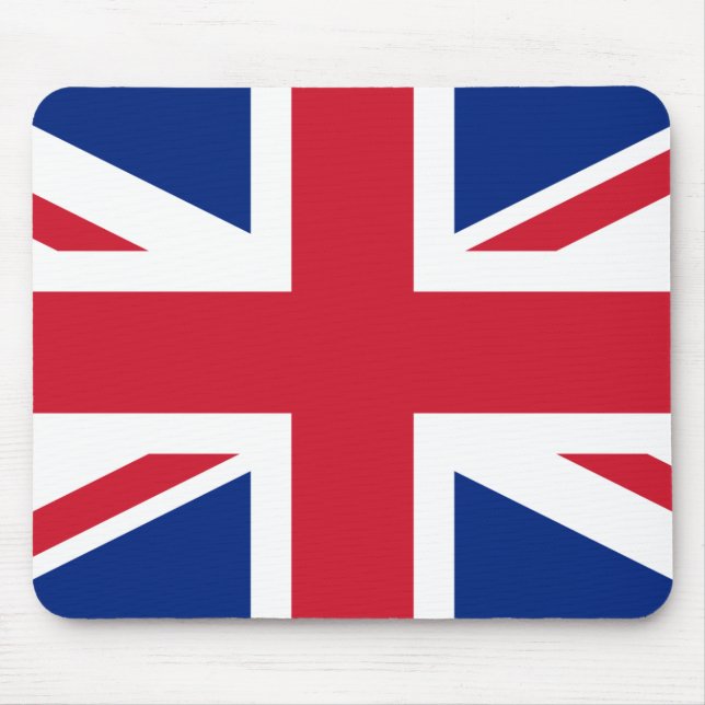 Alfombrilla De Ratón Reino Unido (Bandera Británica) (Union Jack) (Rein (Frente)