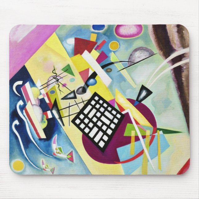 Alfombrilla De Ratón Rejilla negra (Frente)