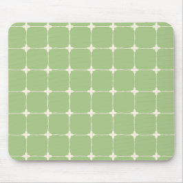 Alfombrilla De Ratón Rejilla Neutral Organizada Minimalista Verde Salvi