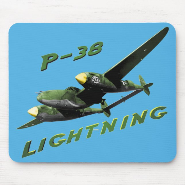 Alfombrilla De Ratón Relámpago P-38 (Frente)