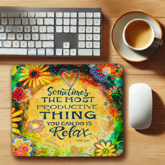 Alfombrilla De Ratón Relax Cita Bonito inspiradora Inespiritualidad (Subido por el creador)