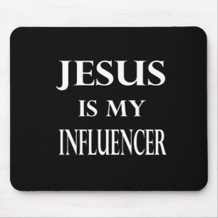 Alfombrilla De Ratón Religión - Jesús es mi Influencer