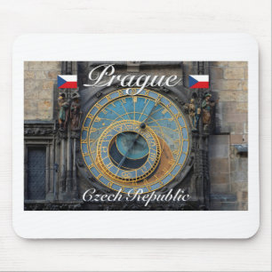 Alfombrilla De Ratón Reloj astronómico Praga Orlog República Checa