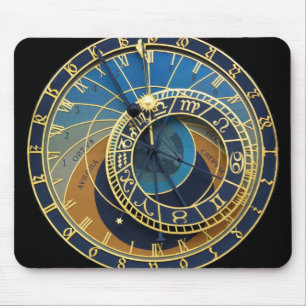 Alfombrilla De Ratón Reloj astronómico-Praga Orloj