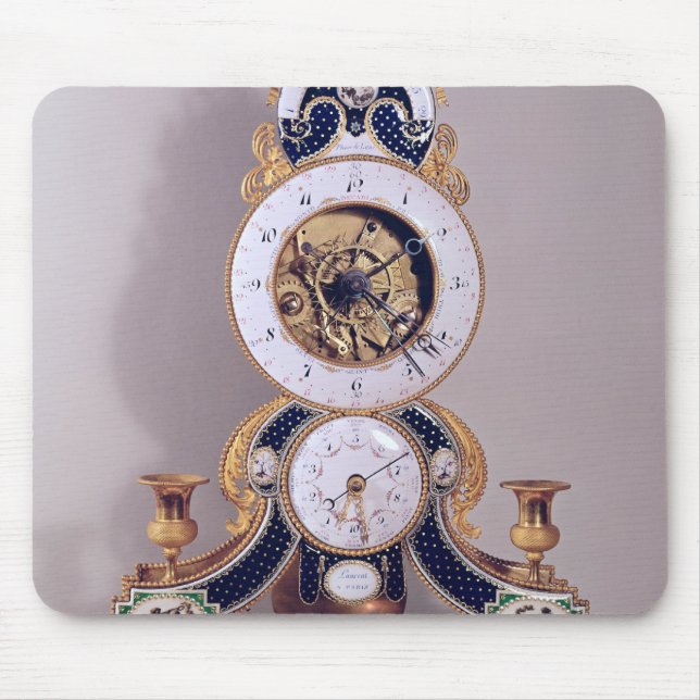 Alfombrilla De Ratón Reloj decimal y duodecimal (Frente)