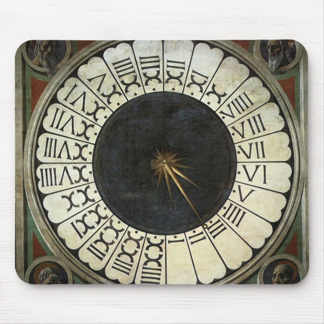 Alfombrilla De Ratón Reloj en el Duomo por Paolo Uccello (Frente)