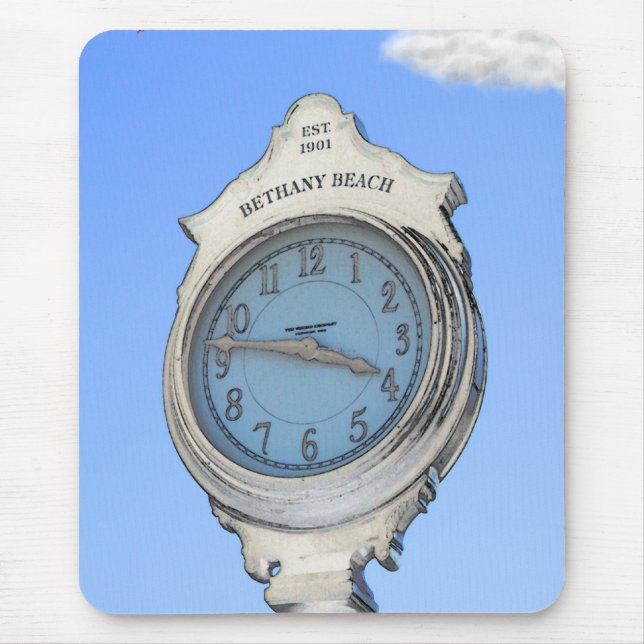 Alfombrilla De Ratón Reloj Mousepad de Bethany (Frente)