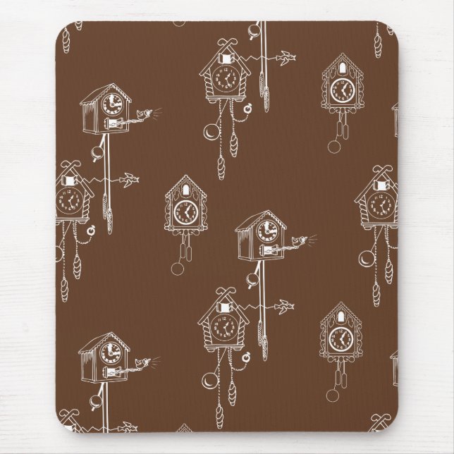 Alfombrilla De Ratón Relojes de cuco Mousepad (Frente)