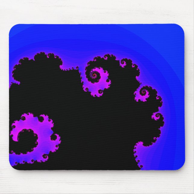 Alfombrilla De Ratón Remolinos de la púrpura - Mousepad (Frente)