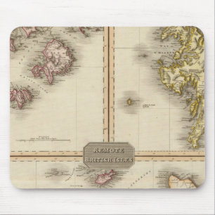 Alfombrilla De Ratón Remotas Islas Británicas Jersey y Guernsey