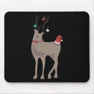 Alfombrilla De Ratón Reno de Navidad [diciembre] (Calendario de 12 mese