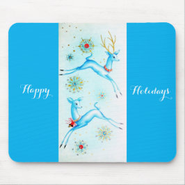 Alfombrilla De Ratón Reno hermoso de los mediados de siglo del vintage