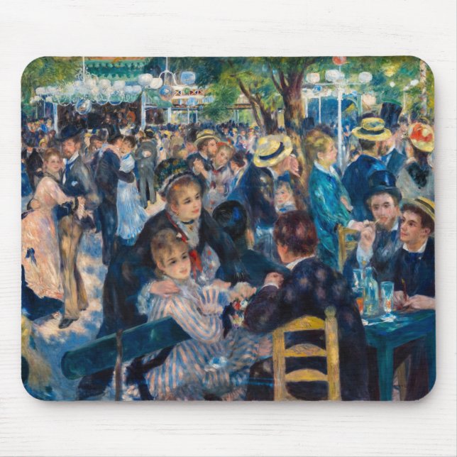 Alfombrilla De Ratón Renoir - Danza en Le Moulin de la Galette (Frente)