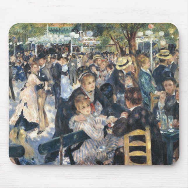 Alfombrilla De Ratón Renoir Moulin Dance Galette Fiesta (Frente)