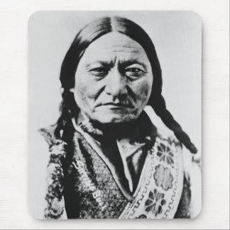 Alfombrilla De Ratón Renuncia el Jefe de Lakota: Sentando el Fuerte Bul
