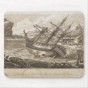 Alfombrilla De Ratón Reparación de la nave de capitán Cooks