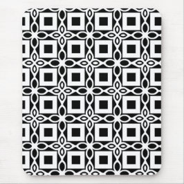 Alfombrilla De Ratón Repeating GEOMETRIC PATTERN in black and white