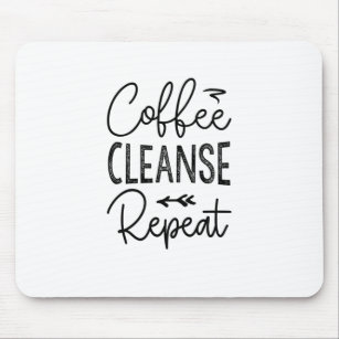 Alfombrilla De Ratón Repetición de limpieza del café