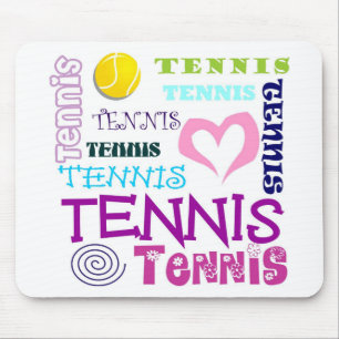 Alfombrilla De Ratón Repetición del tenis