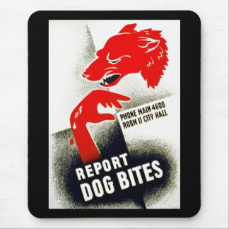 Alfombrilla De Ratón Reportar picaduras de perro