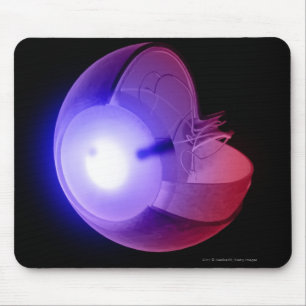 Alfombrilla De Ratón Representación de la estructura del ojo