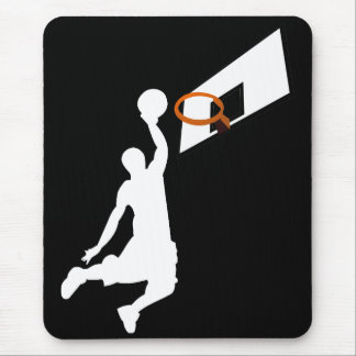 Alfombrilla De Ratón Reproductor de baloncesto Slam Dunk - Silhouette b