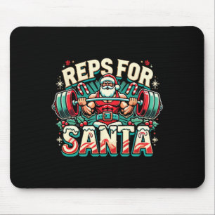 Alfombrilla De Ratón Reps Para Santa – Divertido Fitness Navideño Cultu