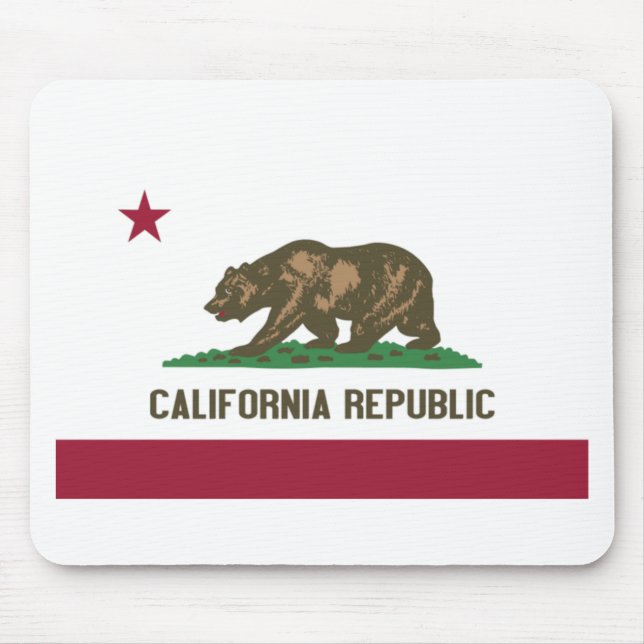 Alfombrilla De Ratón República de California (Frente)