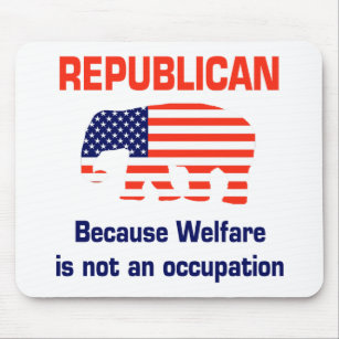 Alfombrilla De Ratón Republicano divertido - bienestar