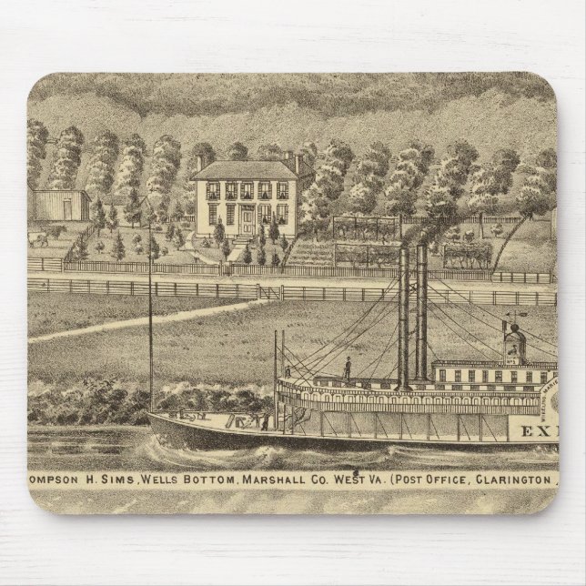 Alfombrilla De Ratón Res of the late Thompson H Sims (Frente)