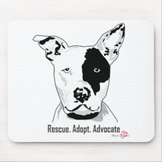 Alfombrilla De Ratón Rescate. Adoptar. Advocate Mouse Pad