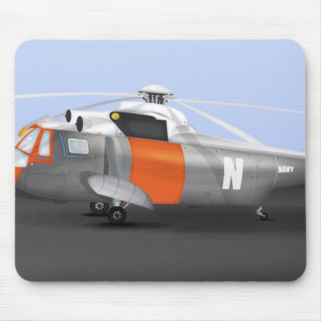 Alfombrilla De Ratón rescate SeaKing (Frente)