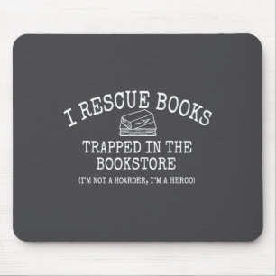 Alfombrilla De Ratón Rescato Libros Atrapados En La Librería Cita