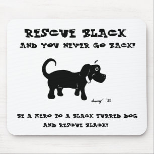 Alfombrilla De Ratón Rescue Black Dogs Mousepad