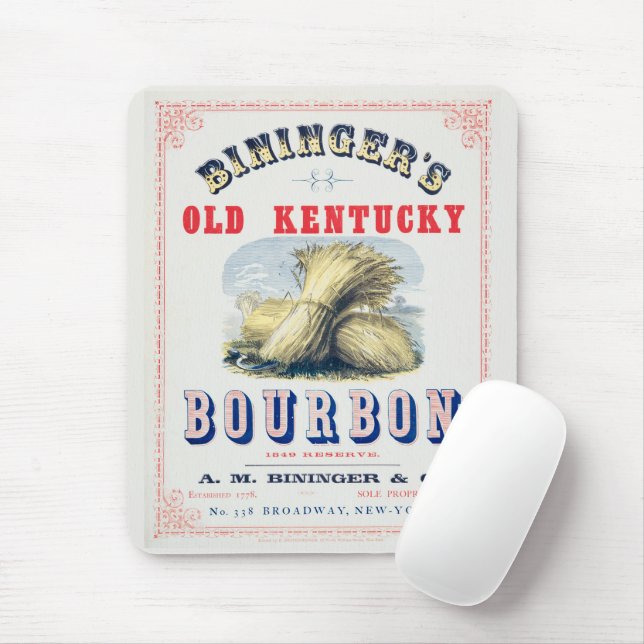 Alfombrilla De Ratón Reserva del Viejo Kentucky Bourbon 1849 de Bininge (Con ratón)
