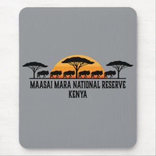 Alfombrilla De Ratón Reserva Nacional Maasai Mara de Kenia